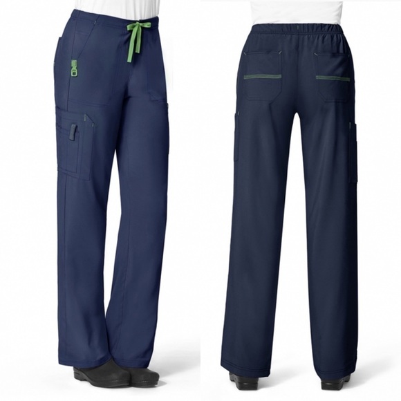 C52110 Carhartt Force® Cross-Flex Utility Boot Cut Cargo Scrub Pants (2 pieces) - Picture 2 of 14